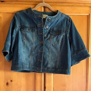 ONE WORLD Women's Blue Jean Jacket